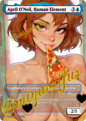 April O’Neil, Human Element (Two-Sided Card)