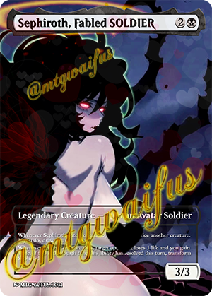 Sephiroth, Fabled SOLDIER // Sephiroth, One-Winged Angel (Two-Sided Card)